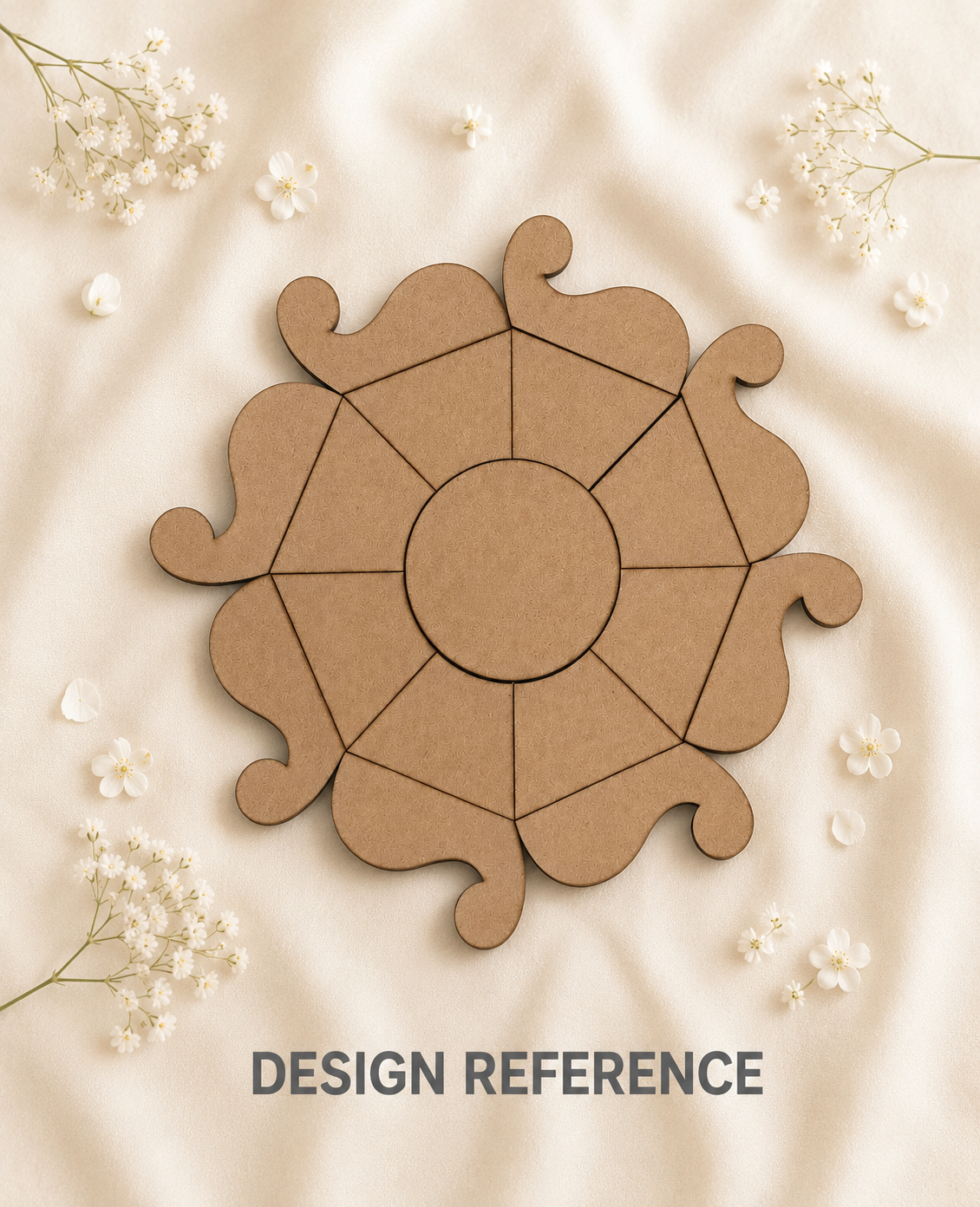 MDF RANGOLI CUTOUT DESIGN - 5