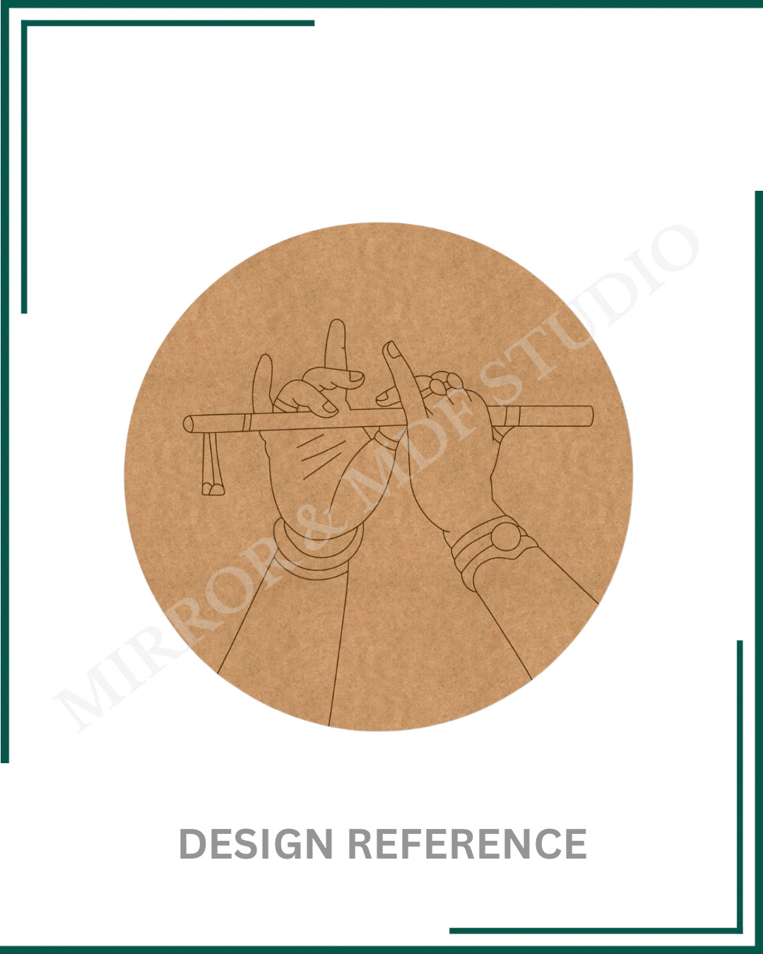 PRE MARKED RANGOLI DESIGN