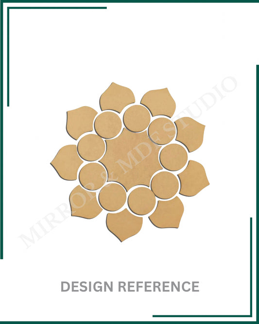 MDF RANGOLI CUTOUT DESIGN