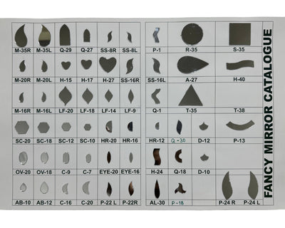 MAKE YOUR OWN MIRROR KIT (FANCY MIRRORS) 50 GRAMS EACH