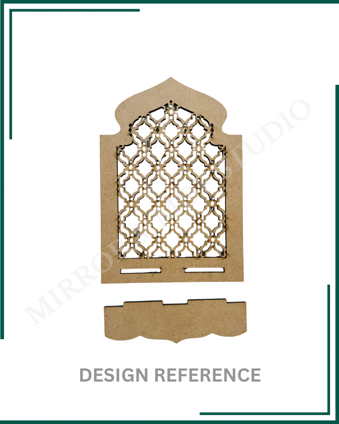 MDF JHAROKHA WITH CANDLE STAND DESIGN