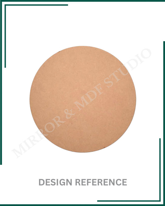 PLAIN ROUND MDF BASE